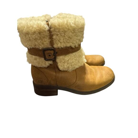 UGG Fur Lined Boots Size 7 1/2 - Picture 2 of 12